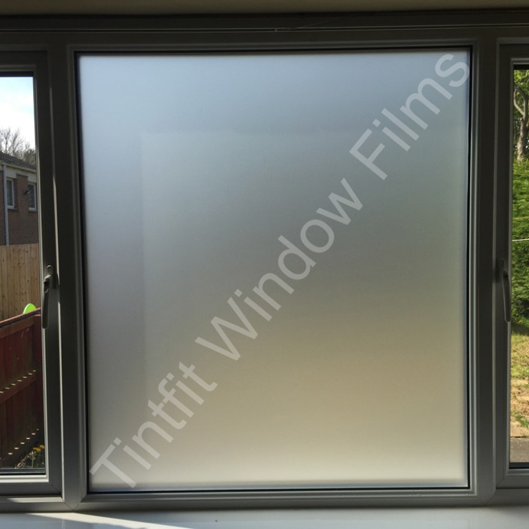 External Dusted Frost Privacy Vinyl Window Film